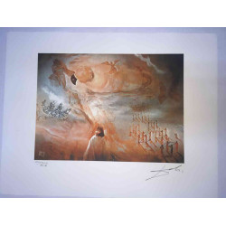 Salvador Dali Lithografie off set 50x65 cm gecertificeerd