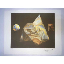 Salvador Dali Lithografie off set 50x65 cm gecertificeerd