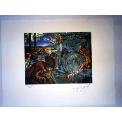 Salvador Dali Lithographie Offset 50x65 cm zertifiziert