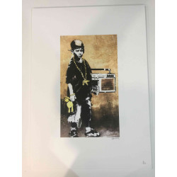 Banksy Lithografie offset 50x70 cm POW-editie