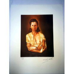 Salvador Dali Lithografie off set 50x65 cm gecertificeerd