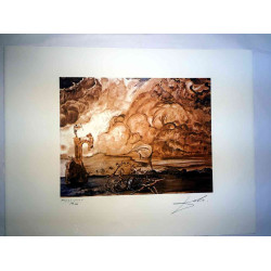 Salvador Dali Lithografie off set 50x65 cm gecertificeerd