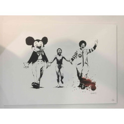Banksy Lithografie offset 50x70 cm POW-editie