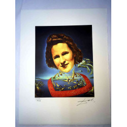 Salvador Dali Lithographie Offset 50x65 cm zertifiziert