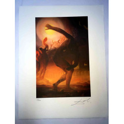 Salvador Dali Lithographie Offset 50x65 cm zertifiziert