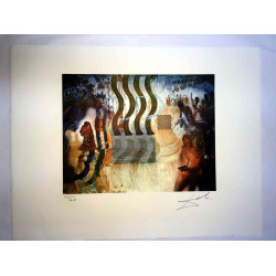 Salvador Dali Lithographie Offset 50x65 cm zertifiziert