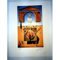 Salvador Dali Lithografie off set 50x65 cm gecertificeerd