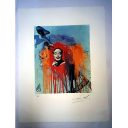 Salvador Dali Lithographie Offset 50x65 cm zertifiziert