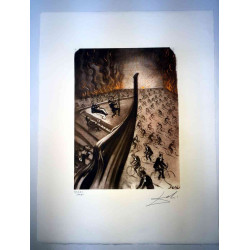 Salvador Dali Lithographie Offset 50x65 cm zertifiziert