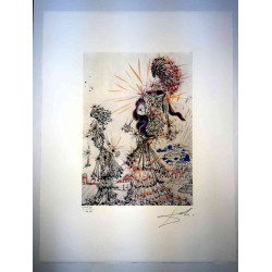 Salvador Dali Lithographie Offset 50x65 cm zertifiziert