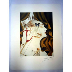 Salvador Dali Lithographie Offset 50x65 cm zertifiziert