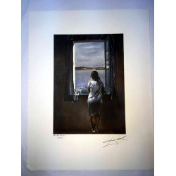 Salvador Dali Off set lithograph cm 50x65 certified