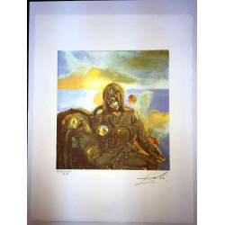 Litografía Salvador Dali off set 50x65 cm certificada