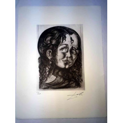 Litografická súprava Salvador Dali certifikovaná 50x65 cm