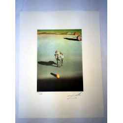 Litografía Salvador Dali off set 50x65 cm certificada