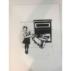 Banksy Lithograph off set 50x70 cm POW edition