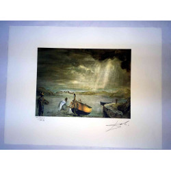 Salvador Dali Off set lithograph cm 50x65 certified