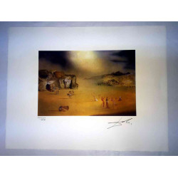 Litografía Salvador Dali off set 50x65 cm certificada