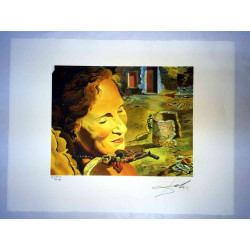 Litografia Salvador Dali off set 50x65 cm certificada