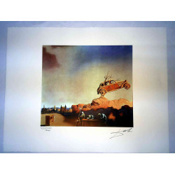 Offset litograficzny Salvadora Dali z certyfikatem 50x65 cm