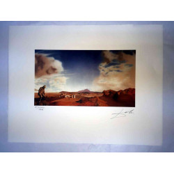 Litografía Salvador Dali off set 50x65 cm certificada