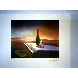Salvador Dali Litografia off set cm 50x65   certificata