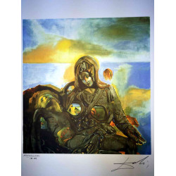 Conjunt de litografia de Salvador Dalí 50x65 cm certificat