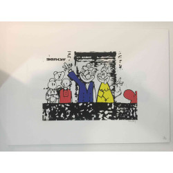 Banksy Lithografie offset 50x70 cm POW-editie
