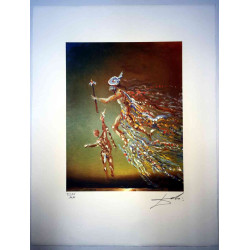 Litografia Salvador Dali off set 50x65 cm certificada