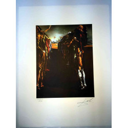 Salvador Dali Lithografie off set 50x65 cm gecertificeerd