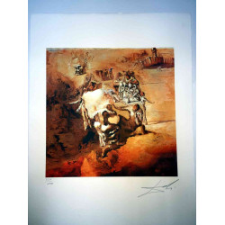 Litografia Salvador Dali off set 50x65 cm certificada