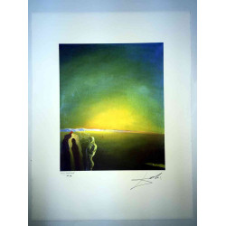 Salvador Dali Litografia off set cm 50x65   certificata