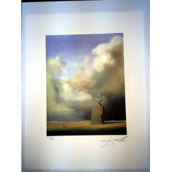 Salvador Dali Off set lithograph cm 50x65 certified