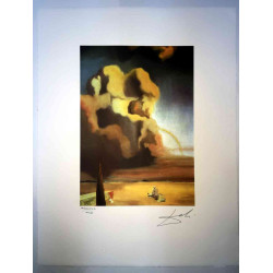 Salvador Dali 50x65 cm-ko litografia-sorta ziurtatua