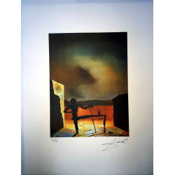 Salvador Dali Lithografie off set 50x65 cm gecertificeerd