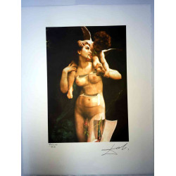 Salvador Dali Litografia off set cm 50x65   certificata