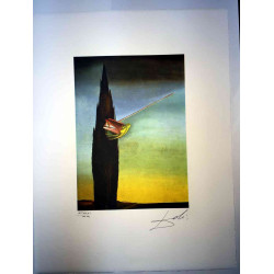 Salvador Dali Lithographie hors set 50x65 cm certifiée