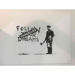 Banksy Lithograph off set 50x70 cm POW edition