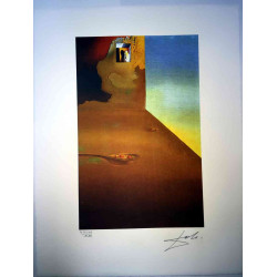 Litografía Salvador Dali off set 50x65 cm certificada