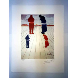 Litografia Salvador Dali off set 50x65 cm certificada