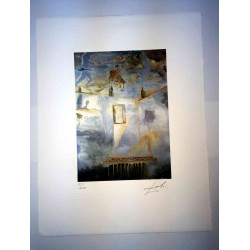 Offset litograficzny Salvadora Dali z certyfikatem 50x65 cm