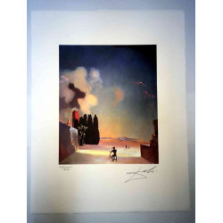 Litografická súprava Salvador Dali certifikovaná 50x65 cm