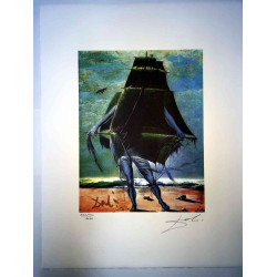 Salvador Dali Litografia off set cm 50x65   certificata