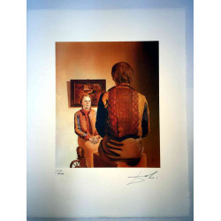 Litografia Salvador Dali off set 50x65 cm certificada
