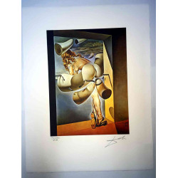 Salvador Dali Off set lithograph cm 50x65 certified