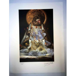 Salvador Dali Litografia off set cm 50x65   certificata