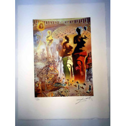 Litografická sada Salvador Dali s certifikací 50x65 cm