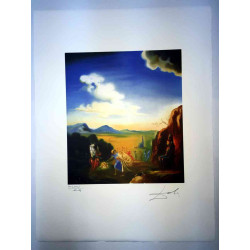 Salvador Dali 50x65 cm-ko litografia-sorta ziurtatua