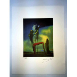 Salvador Dali Litografia off set cm 50x65   certificata