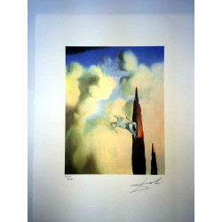 Litografía Salvador Dali off set 50x65 cm certificada